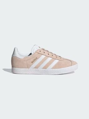 ADIDAS women’s  Pink Suede Women’s Gazelle Sneakers with White Stripes US 8.5